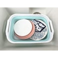thumbnail image 5 of SAMMART Set of 2 7L (1.85 Gallons) Collapsible Tub - Foldable Dishpan - Portable Washing Basin - Space Saving Plastic Sink Tub, Outdoor Kitchen Storage Tray, 5 of 7
