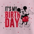 thumbnail image 2 of Girl's Mickey & Friends It's My Birthday Retro Mouse  Graphic Tee Light Pink Large, 2 of 4