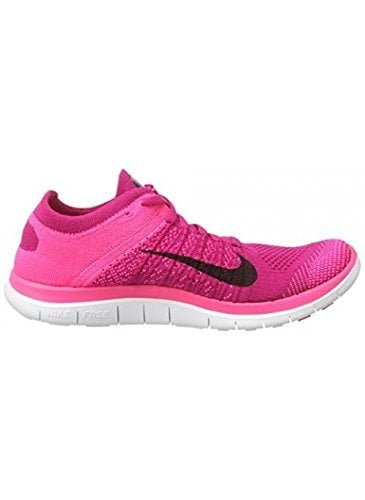 Nike Women's Free 4.0 Flyknit Running Shoes (11 B(M) US, pink flash / black / fireberry / white) Nike Women's Free 4.0 Flyknit Running Shoes (11 B(M) US, pink flash / black / fireberry / white)