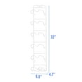 thumbnail image 7 of Auledio Towel Rack, Towel Rack Wall Mounted Wine Rack Holder Storage with 6 Compartments for Kitchen Bathroom Hoom Decor- White Halloween Home Decorations Gift, 7 of 7