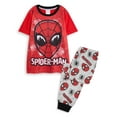 thumbnail image 1 of Marvel Boys Red Short Sleeve Long Leg Pyjama Set, 1 of 6