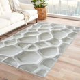 thumbnail image 1 of Geometry Rugs for Living Room Bedroom Entryway - Modern Rug 2x3 - Art Carpet for Home Decor - Washable Non Slip Patterned Indoor Small Area Rug - Soft & Low Pile (ZN&746), 1 of 7
