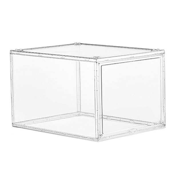 Vitrina para zapatos, zapateros, apilables y resistentes al polvo Borrar estilo B