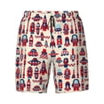 thumbnail image 4 of Lsque Mens Swim Trunks Rocket Pattern Pattern - Bathing Suit Compression Liner - Beach Swim Shorts Swimwear - (S-3XL) - Stretch Quick Dry -Large, 4 of 9
