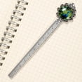 thumbnail image 3 of Peacock Vintage Silver Lace-Edged Bookmark: a Gift for Readers and Book Lovers, 3 of 5