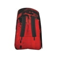 thumbnail image 3 of Sikiie Red And Black Abstract Skull Print Flip Double-layer Pencil Case, All-purpose Stationery Bag for Study and Office, Zipper Design, Unisex, 3 of 7