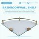 thumbnail image 4 of Bathroom Shelves, Bathroom Glass Corner Shelf Wall Mounted-B, 4 of 5