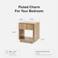 thumbnail image 4 of Mopio Brooklyn Modern Nightstand, Oak, 4 of 9