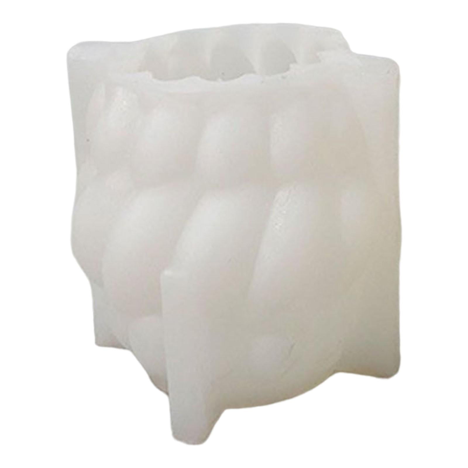 Blesiya DIY Candle Making Mold Aromatherapy Plaster Mold Soap Silicone Mold 