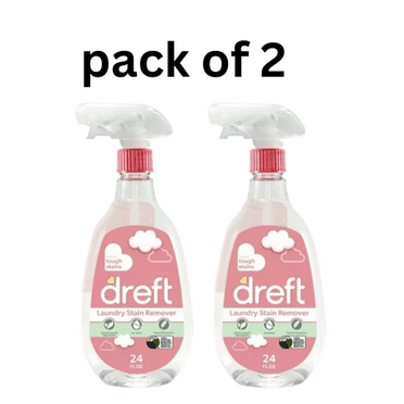 2 count Dreft Plant Based Baby Spray and Wash Laundry Stain Remover, Baby Essentials, 24 oz
