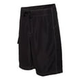 thumbnail image 2 of Burnside Men's Solid Board Short 36 BLACK, 2 of 5