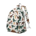 thumbnail image 2 of Cute Dinosaur Pattern Backpack for School,Cute School Bag,Schoolbag with Adjustable Shoulder Straps & Padded Back,13.4"x11"x4.7", 2 of 6
