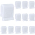 thumbnail image 1 of 12pcs Dutch Oven Lid Protector Clips, Thickened Cookware Protectors for Stacking Bumper Protector Clips Silicone Replacement Pan Clips for Display and Storage Dutch Oven Pots (Transparent), 1 of 7