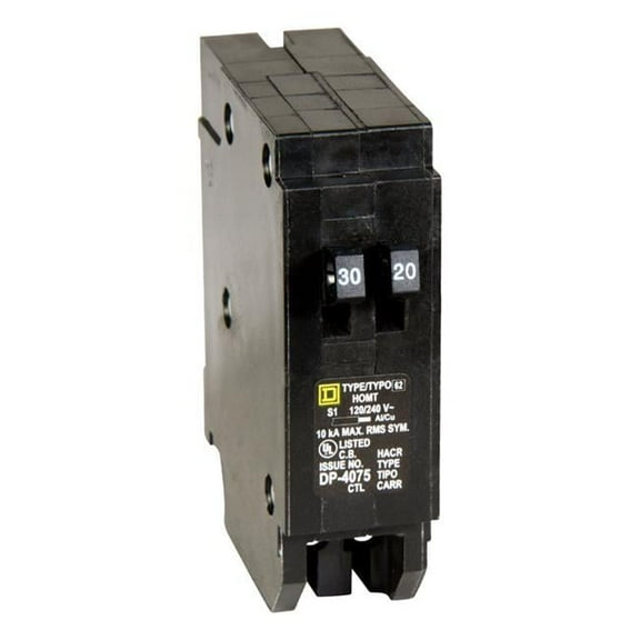 Schneider-Electric 120-240 amp Plug In Single Pole Circuit Breaker