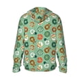 thumbnail image 3 of Haiem Christmas Donuts UPF 50+ Fishing Shirts for Men Long Sleeve UV Sun Protection Hoodie Non-Mask Outdoor Hiking Shirts, 3 of 9