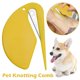 thumbnail image 2 of Peine abierto para nudos de mascotas, para quitar el pelo de los gatos y cachorros, recortador de acero, accesorios de TPR, peine para perros, tijeras de peluquería canina, Y7A6, 2 of 6