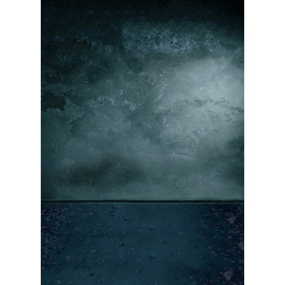 BSDHOME Polyester Plain Mottled Dark Green Wall Floor Vintage 5x7ft Mural Photography Backdrops Studio Props