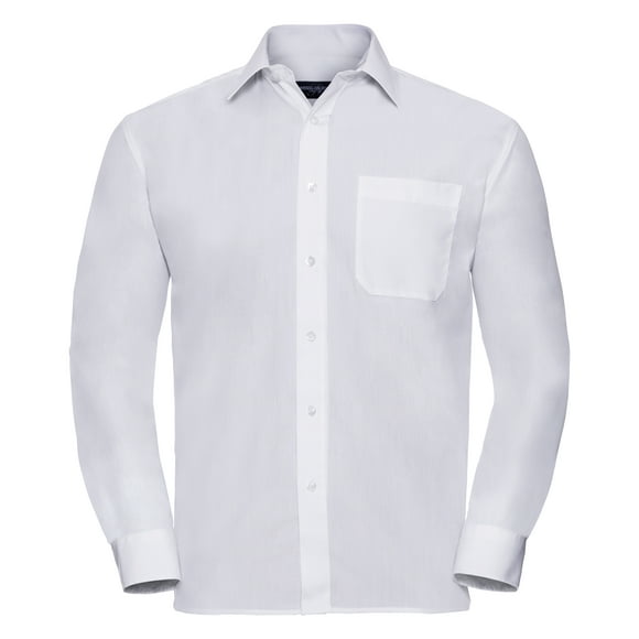 Russell Collection Mens Long Sleeve Shirt