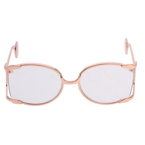 Accesorios para muñecas Gafas de sol con montura ovalada de metal para A de oro