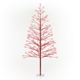 thumbnail image 5 of Alpine Corporation 60/68-Inch Silver Christmas Tree with Red LED Lights, 5 of 13