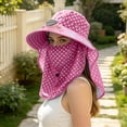 thumbnail image 4 of Anckoeil Solar Charging Fan Sun Hat with Face Cover, Adjustable Breathable Sun Protection Hat for Outdoor Cycling Hiking, 4 of 5