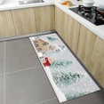 Christmas Tree Snowman Landscape Floor Mat Home Entrance Carpet Door