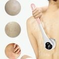 thumbnail image 3 of PPgejGEK Rechargeable Back Scrubber for Shower with Long Double Handle 5 Brush Heads Waterproof Rotating Shower Brush for Deep Cleansing Exfoliating and Massaging, 3 of 5