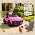 thumbnail image 5 of Lamborghini 12V Ride On Car for Kids, Electric Car with Remote Control, Music Player, Lights, Powered Ride On Toys for 3+ Years Olds Girls Boys, 5 of 7
