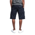 thumbnail image 3 of g-style usa men's solid fleece heavyweight cargo shorts fs76 - navy - x-large, 3 of 8