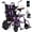 Purple, variant on Arshin Electric Wheelchairs for Adults 20+ Miles Range,Silent Electric Wheelchair Lightweight Foldable with 360°Joystick,All Terrain Dual Motors,286+ lbs Capacity(Purple)