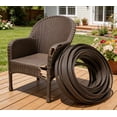 thumbnail image 5 of Wicker Repair Kit, 98.4ft Plastic Wicker Repair Supplies, Mixed Dark Brown, Synthetic Rattan Replacement Material for Patio Wicker Furniture Sofa Chair Repair, Color 4, 5 of 9