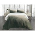 thumbnail image 3 of Ambesonne Forest Quilted Bedspread Set 3 Pcs, Scandinavian Nature, Queen Size, Cream Tan Dark Green, 3 of 5