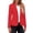 Red, variant on Fashion Slim Fit Women Solid Color Long Sleeve Button Lapel Blazer Jacket Casual Suit Outer Coat S-XXL White