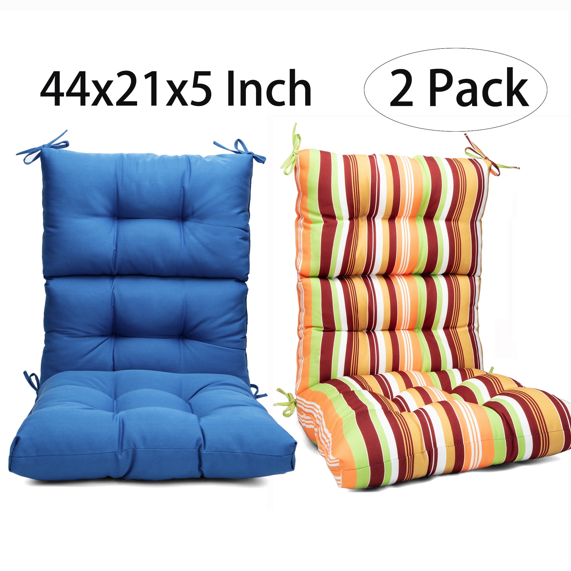 2-pcs-of-set-home-outdoor-dining-chair-cushion-high-back-solid-chair