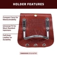 thumbnail image 3 of Soporte para martillos Occidental Leather High Mount OxyRed, 3 of 4