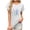 White, variant on Sexlip Womens Swimsuit Set Abstract Floral Print Cover Up Design Crew Neck Short Sleeve Loose Silhouette Lightweight Fabric for Beach Vacations Red S