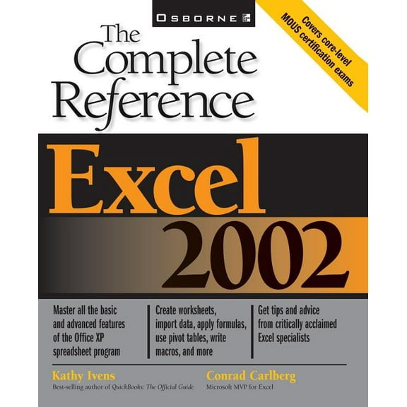 Complete Reference Excel 2002, (Paperback)