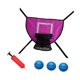thumbnail image 2 of Accesorio de aro de baloncesto para trampolín, portería de baloncesto blanda para entrenamiento infantil Baloncesto azul, 2 of 8