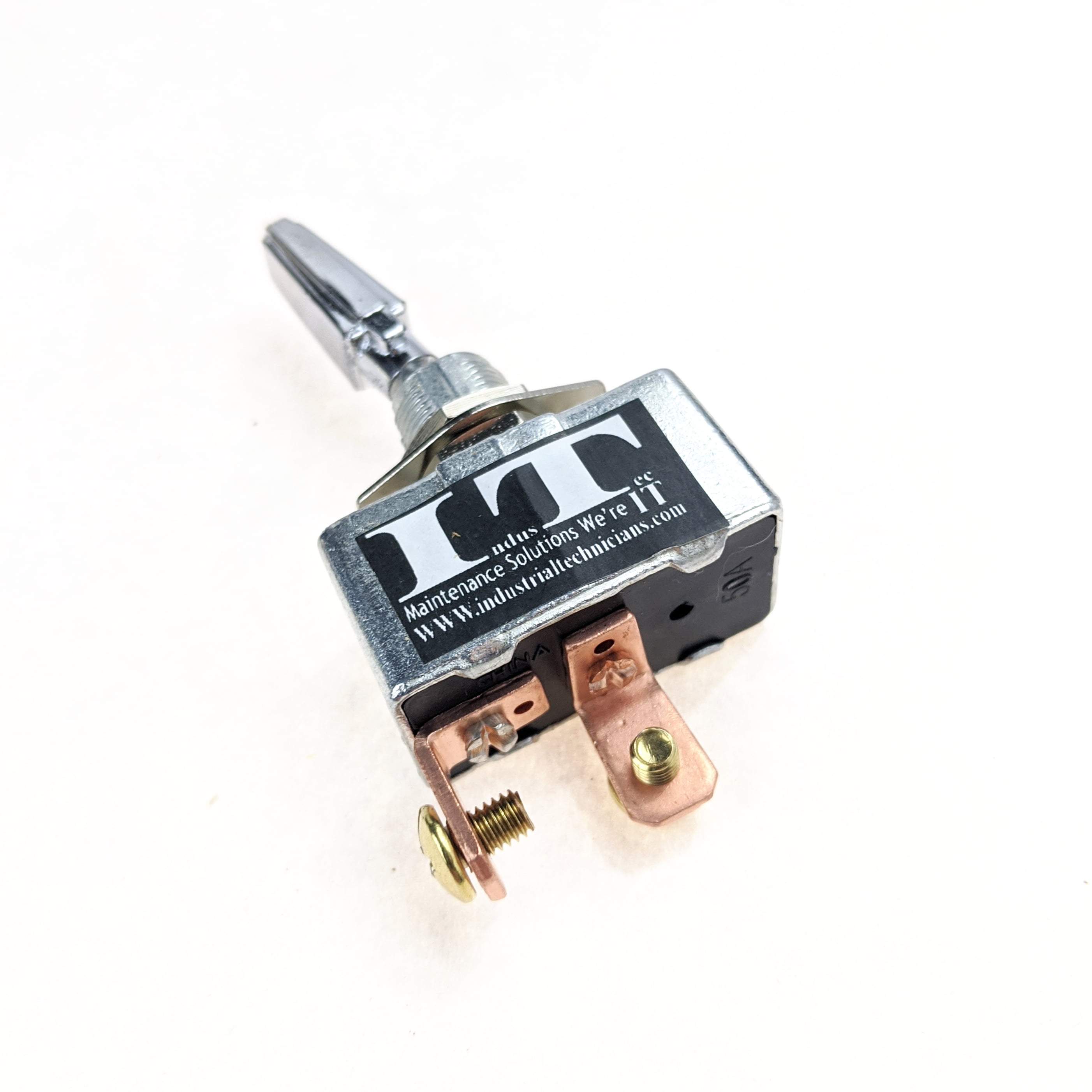 IndusTec 50A 12VDC Automotive Toggle Switch SPST On-Off Marine High Current