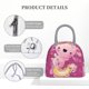 thumbnail image 4 of Fotbe Cute Pink Axolotl A Bolsa de Almuerzo con Estampado, Lonchera Aislada, Contenedor de Comida Reutilizable Tipo Cooler a Prueba de Fugas, 4 of 6