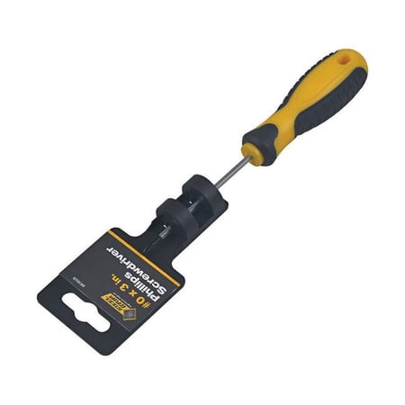 UPC: 0843518087640 | Steel Grip 2796449 No.0 S x 3 in. Phillips Screwdriver
