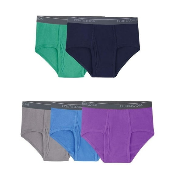 Trusa Fruit Of The Loom para Hombre, Low Rise Negro 5 Piezas Talla CH