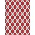 thumbnail image 1 of Ahgly Company Indoor Rectangle Patterned Red Novelty Area Rugs, 8' x 10', 1 of 6
