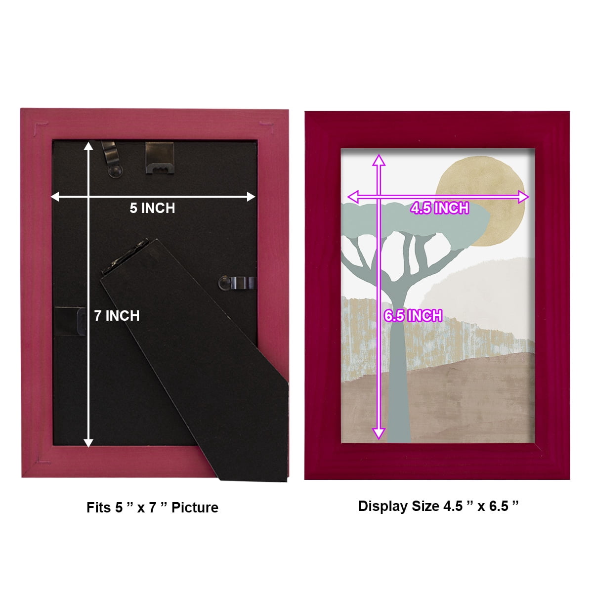 Ennerdale II - Framed Print w/glass - Cherry Red