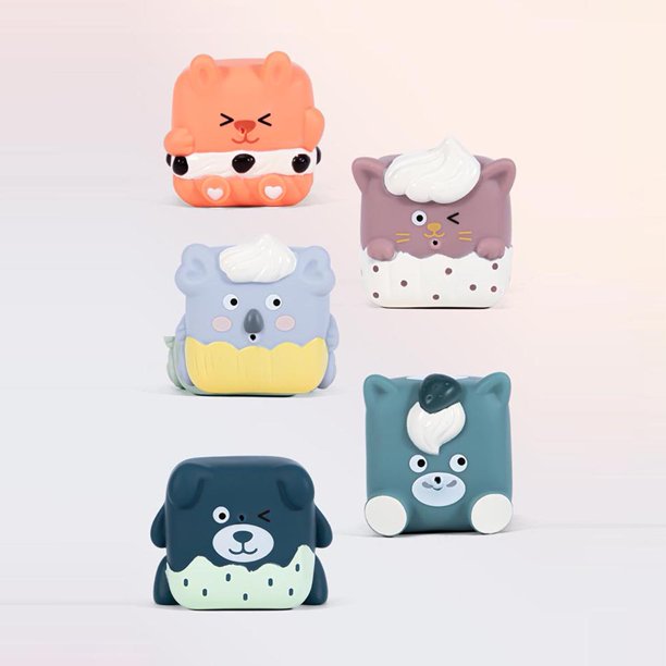 Juguetes táctiles 3D, regalo creativo, juguetes de animales para morder seguros, juguete para apretar para niños pequeños, bebés Ndcxsfigh libre de BPA