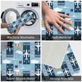 thumbnail image 4 of Vsdgher Airplanes and Aviation Signs print Flannel Anti-Slip Floor Mat Comfort Mat Floor Carpet for Decor, Non-Slip, Home, Office, Laundry, Durable, 4 of 5