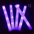 thumbnail image 2 of unique Purple LED Foam Sticks - Glitter Light Sticks Party Supplies for Kids Light Sticks, Carnival, Birthday, Wedding, 2 of 5