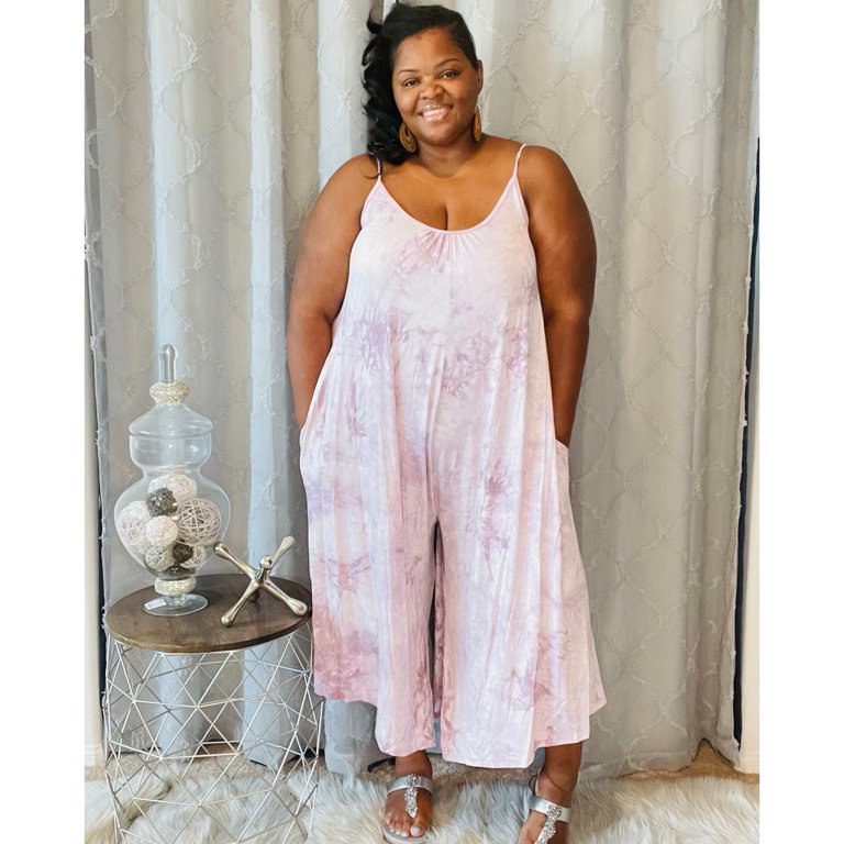 Tori Plus Size Wide Leg Jumpsuits