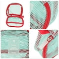 thumbnail image 3 of Unique Bargains 1 Pc Lightweight Storage Makeup Bag for Business Travel Flannel Fabric Green, 3 of 6