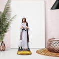 thumbnail image 4 of Estatua de pie de Jesús, figura coleccionable, esculturas de personajes decorativas para decoración navideña, regalos, barra de gabinete al aire libre Macarena Estatua de Jesús de pie, 4 of 8